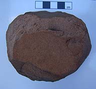 Stone age tool with scale